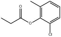 Propionic acid 6-chloro-o-tolyl ester Struktur