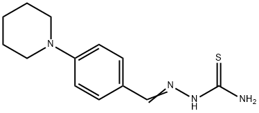 4-Piperidinobenzaldehyde thiosemicarbazone Struktur
