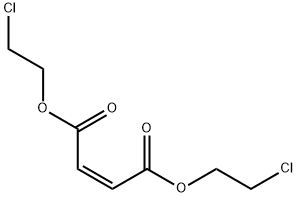 Maleic acid bis(2-chloroethyl) ester Structure