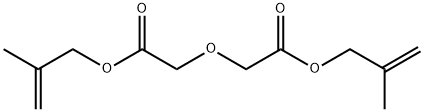 Oxybisacetic acid bis(2-methylallyl) ester Struktur