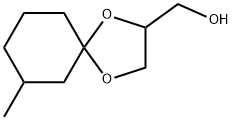 7-Methyl-1,4-dioxaspiro[4.5]decane-2-methanol Struktur