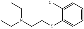 2-(o-Chlorophenyl)thio-N,N-diethylethanamine Struktur