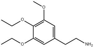 3,4-Diethoxy-5-methoxyphenethylamine Struktur
