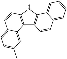 2-Methyl-7H-dibenzo[a,g]carbazole Struktur
