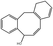 5,10,11,12-Tetrahydrodibenzo[a,d]cycloocten-5-ol Struktur