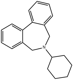 6-Cyclohexyl-6,7-dihydro-5H-dibenz[c,e]azepine 结构式