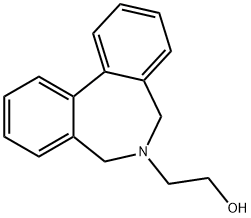 6,7-ジヒドロ-6-(2-ヒドロキシエチル)-5H-ジベンゾ[c,e]アゼピン 化学構造式