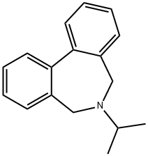 6,7-Dihydro-6-isopropyl-5H-dibenz[c,e]azepine 结构式