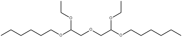 Bis(2-hexyloxy-2-ethoxyethyl) ether Structure