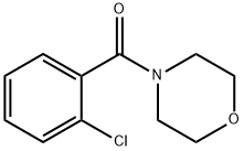 モルホリノ2-クロロフェニルメタノン 化学構造式