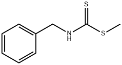 ベンジルジチオカルバミド酸メチル 化学構造式