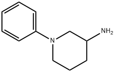 1-苯基哌啶-3-胺, 63921-21-1, 结构式