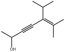 5-Hepten-3-yn-2-ol,6-methy Structure