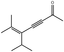 6-Methyl-5-isopropyl-5-hepten-3-yn-2-one Struktur