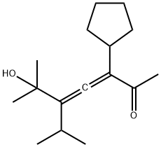 3-Cyclopentyl-6-hydroxy-6-methyl-5-isopropyl-3,4-heptadien-2-one|