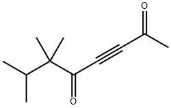 6,6,7-Trimethyl-3-octyne-2,5-dione Struktur