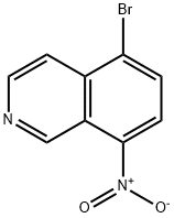 5-Bromo-8-nitroisoquinoline Struktur
