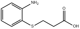 3-(2-aminophenylthio)propanoic acid Structure