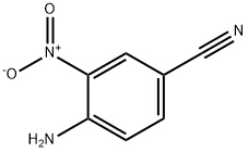 4-氨基-3-硝基苯甲腈,6393-40-4,结构式
