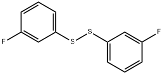 ビス(3-フルオロフェニル)ジスルフィド 化学構造式