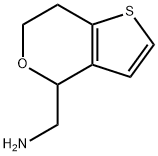 (6,7-Dihydro-4H-thieno[3,2-c]pyran-4-yl)methylamine Struktur