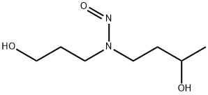 N-(3-hydroxybutyl)-N-(3-hydroxypropyl)nitrous amide Struktur