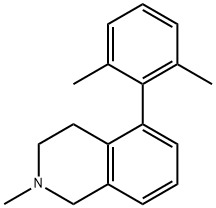 1,2,3,4-Tetrahydro-2-octanoylisoquinoline 结构式