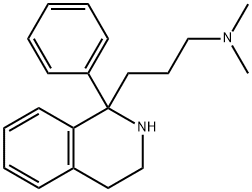 1,2,3,4-テトラヒドロ-1-(3-ジメチルアミノプロピル)-1-フェニルイソキノリン 化学構造式