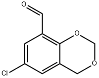 6-CHLORO-4H-1,3-BENZODIOXINE-8-CARBALDEHYDE Struktur
