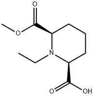 2,6-Piperidinedicarboxylicacid,1-ethyl-,monomethylester,(2R,6S)-(9CI)|