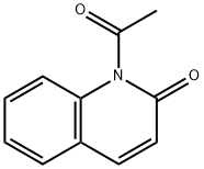 2(1H)-Quinolinone,  1-acetyl- Structure