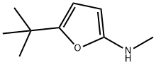 2-Furanamine,  5-(1,1-dimethylethyl)-N-methyl- Structure