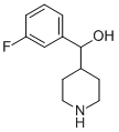 (3-氟苯基)(哌啶-4-基)甲醇, 639468-69-2, 结构式