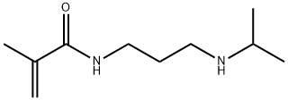 2-methyl-N-[3-[(1-methylethyl)amino]propyl]acrylamide Structure