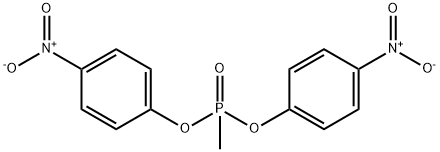 bis(4-nitrophenyl) methylphosphonate 结构式