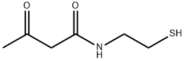 2-(Acetoacetylamino)ethanethiol Struktur