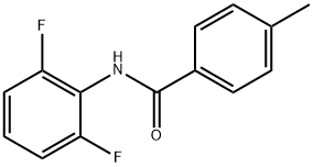 N-(2,6-二氟苯基)-4-甲基苯甲酰胺 结构式