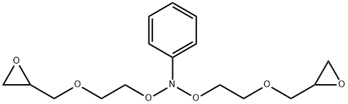 N,N-Bis[2-(oxiranylmethoxy)ethoxy]aniline Struktur