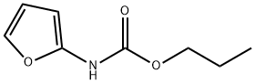 N-PROPYL-2-FURYLCARBAMATE Struktur