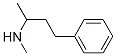 N-メチル-1-フェニル-3-ブタンアミン 化学構造式