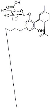 Cannabidiol β-D-Glucuronide Struktur