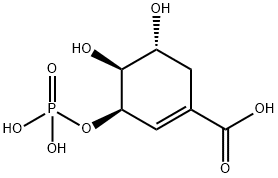 莽草酸-3-磷酸酯,63959-45-5,结构式