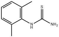 N-(2,6-ジメチルフェニル)チオ尿素 化学構造式