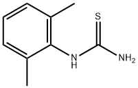 1-(2,6-二甲苯基)硫脲, 6396-76-5, 结构式