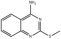 4-アミノ-2-メチルチオキナゾリン 化学構造式
