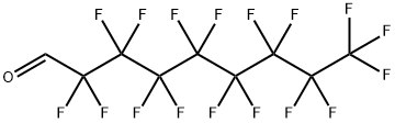 2,2,3,3,4,4,5,5,6,6,7,7,8,8,9,9,9-ヘプタデカフルオロノナナール 化学構造式