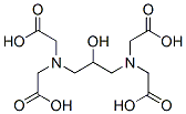 2-[[3-(bis(carboxymethyl)amino)-2-hydroxy-propyl]-(carboxymethyl)amino ]acetic acid Structure