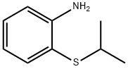 2-(异丙基巯基)苯胺, 6397-33-7, 结构式