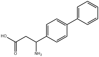 3-AMINO-3-BIPHENYL-4-YL-PROPIONIC ACID Struktur