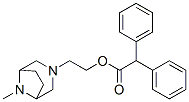 8-Methyl-3,8-diazabicyclo[3.2.1]octane-3-ethanol diphenylacetate Struktur
